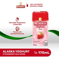 Alaska Yoghurt Strawberry Sleeve 170ml