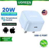 UGREEN 20W USB-C PD FAST CHARGER-WHITE (CD137)-[100% FAST DELIVERY]