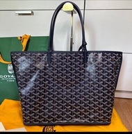Goyard anjou pm tote bag 藍色