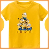 RKS Unisex Children's T-Shirt with Trendy Minion Image 30s DistroOriginal, Screen Printed Fashion Ki