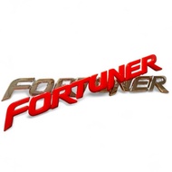 FORTUNER 3D Emblem Writing Sticker Toyota Fortuner Trunk Accessories