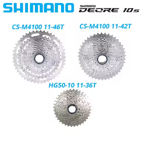 Shimano Deore 10 Speed Bike Cassette M6000 M4100 HG50 HG500 CS-M4100 10S 10V SLX XT MTB Mountain Bic