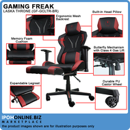Gaming Freak GF-GCLT-BR LASKA THRONE Professional Gaming Chair - 150 Degree Backrest Support Tough C