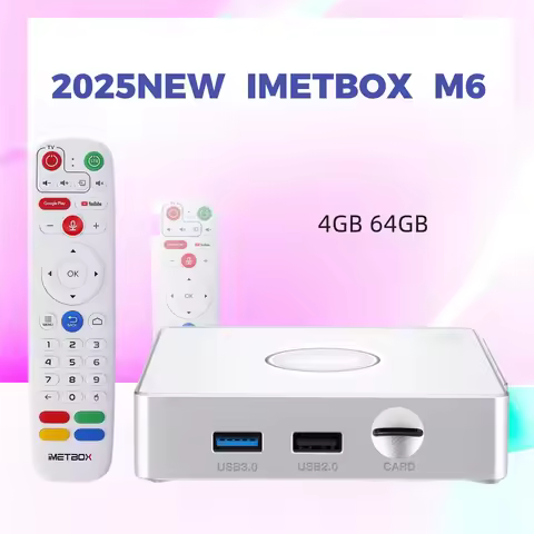 IMETBOX M6 TV Box 4GB 64GB with Vioce Control Wifi 6 8k HD Smart TB TV Box HOT in Overseas Global Li