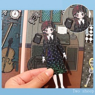 The Addams Family Magnet Book Enid Sinclair Children's Creative Magnetic Stickers Makeup Toys Game s