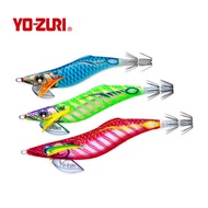 cumi memegang cumi umpan duel ez slim 80mm YO-ZURI Japanese Youzhu Wooden Shrimp Bait Big Tail Squid