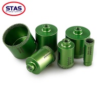 [STAS STOCK] 20-60mm M10 Dry Drilling Hole Saw Opener Diamond Drill Bit for Marble Concrete