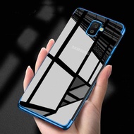 Cover Paradise Samsung Galaxy J4 Plus / J4 Prime Shiny Electro Plating Clear Chrome Soft Case / casi