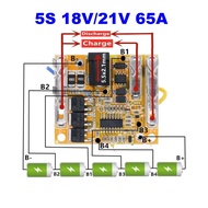 (100% new) Makita 5S 18V 21V 65A battery circuit, BMS circuit to protect charge and discharge automa