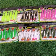 EXP DOMINATOR DIVER Soft Plastic SP Lure Set 8cm (6pcs)