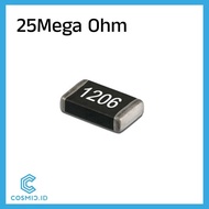 Resistor 25 MegaOhm MR 25MOhm 25M 1206 SMD SMT SMD1206