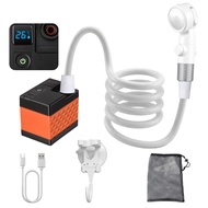 [Vodool Home Mall] Rechargeable Camping Shower IP67 Waterproof Camping Showerhead for Hiking Pet Cle