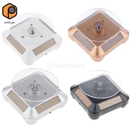 [prettyia] Deluxe Jewelry Watch Phone Rotating Display Stand Turntable, Solar Powered,