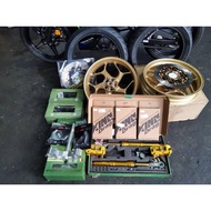 Rapido usd fork y15 with double disc / rim / tyre / brake hose / caliper full set