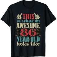 Men's cotton T-shirt Vintage 1935 Womens Mens 86th Birthday For 86 Year Old T-Shirt