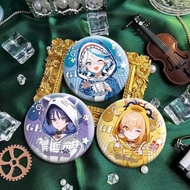 Game Genshin Impact Scaramouche Furina Zhongli Venti Cute Cosplay Badge Brooches Cosplay Pins Fashio