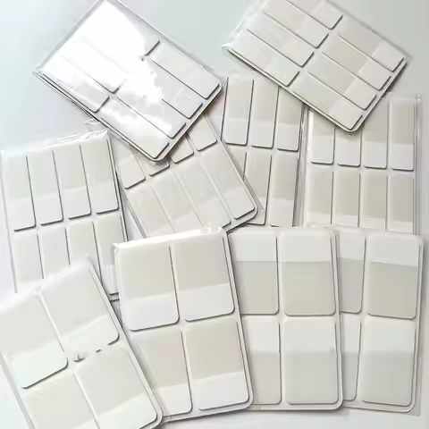 Small Card Simple Bookmark Marker Sticker Writable Sticky Note Sticker Ins Index Sticker White Trans