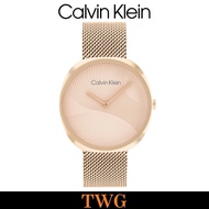 Calvin Klein Carnation Gold Steel Mesh Women's Watch - 25200247