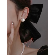 [SG] S999 Silver Pearl Stud Earrings 8mm / 10mm | Hypoallergenic Classic Daily Wear pearl earring