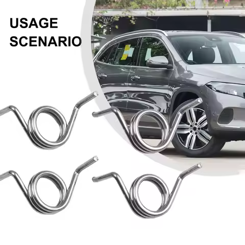 4pcs Car Door Lock Spring For Mercedes Door Lock Spring L R 1071.0.40 For W203 W211 W209 C E CLK Cla