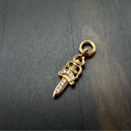 Chrome Hearts 22K 白鑽匕首