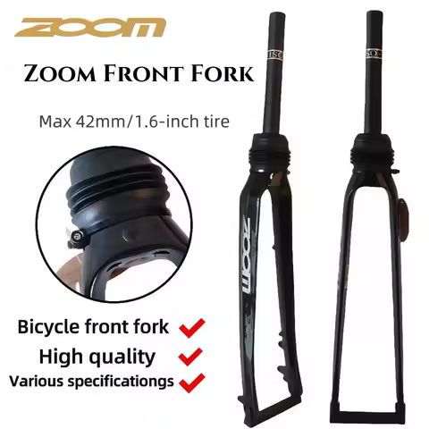 ZOOM Shoulder aluminium alloy Shock Absorber Front Fork 20inch/700c Applicable Road bicycle, City bi