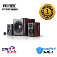 Edifier S350DB 2.1 Home Theater Speaker System w Bluetooth (Brown)