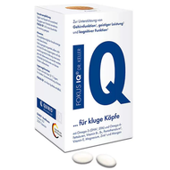 Viên uống bổ não FOKUS IQ - Tăng cường trí nhớ hỗ trợ sức khỏe trí não (Hộp 120 viên) - Đức