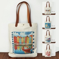 Denmark Canvas Souvenir Totebag Denmark Souvenir Bag