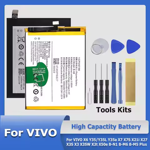 BK-B-70 B-M5 BK-B-59 B-N1 B-A8 B-92 Battery For VIVO X6 Y35/Y35L Y35a X7 X7S X21i X27 X3S X3 X3SW X3