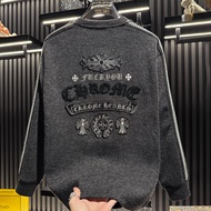 FGD | เสื้อไหมพรมคอปกปักสำหรับผู้ชาย