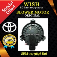 TOYOTA WISH ZGE20 2009-2014 YEAR ORIGINAL W/ REGULATOR BLOWER MOTOR (CAR AIRCOND SYSTEM)