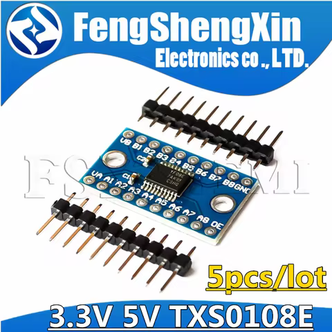 5pcs/lot TXS0108E 8 Channel Logic Level Converter Bi-Directional High Speed Full Duplex Shifter 3.3V