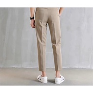 กางเกงขายาว กางเกงขาเต่อ กางเกวสแล็คยาว5ส่วน ราคาถูกที่สุด ใส่ได้ทุกเพศ  (ผ้าบางไม่หนา)K1458