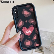 MHKETH Case For Xiaomi Redmi 9i 9a 9t 9 Power Leopard Print Silicone Phone With Heart Design