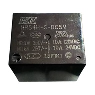 (Pack Of 4)Relay Coil 5VDC 1 Form C (SPDT) Contact Rating 10A 120VC/24VDC 10A/ 6A 250VAC High Sensit
