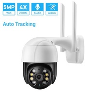 (Ready Stock) Hamrol 5MP Auto Tracking CCTV Security Camera WIFI Outdoor 3MP 2MP PTZ Wireless 4X Zoom AI Human Detection