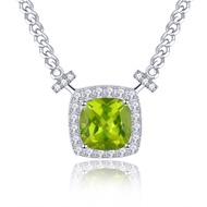 Lohaspie Jewelry Mặt dây chuyền bạc nguyên chất 258 carat nguyên chất 925 Mặt dây chuyền đá Garnet C