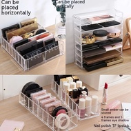 Separate Acrylic Oversized Grid Powder Eyeshadow Blush Air Cushion Lipstick Holder Nail Polish Desktop Organizer Storage Box storage box storage bed toyogo storage drawer jewellery box  organiser box box storage  toyogo storage