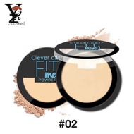 Yozi Beauty compact powder, two-layer powder, lightweight texture, oil-control powder, waterproof po