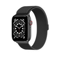 SwitchEasy魚骨牌 Apple Watch Mesh不鏽鋼米蘭錶帶/ 8/7/6/5/4/3/SE/Ultra/ 黑色/ 38/40/41mm