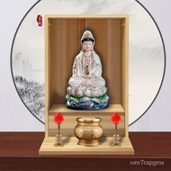 Special Offer Buddha Niche Small Altar Wall-Mounted Altar Shrine with Door God of Wealth Guanyin Cabinet Economical Hous