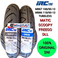 Choose One of One Tubeless Automatic Tire Irc 100/90-12, 110/90-12 Scoopy Freego tire Irc mb 67 100/