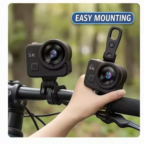 5K/30FPS Action Camera Electronic Image Stabilization 2.0" Touch Screen 30M Waterproof 4K Action Cam
