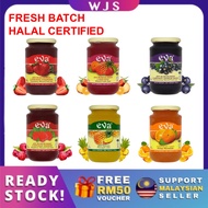 🇲🇾FREE RM50 VOUCHER🎁 MLQ Eva Mixed Fruit Jam 450g Strawberry Orange Pineapple Raspberry Blackcurrant