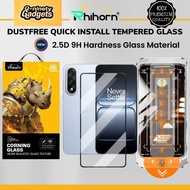 Rhihorn Dust-Free Tempered Glass for Oneplus Nord 5 | Nord CE5 Screen Protector