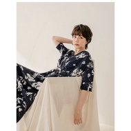 SG LOCAL WEEKEND X OB DESIGN WOMEN CLOTHES SHORT SLEEVE V-NECK FLORAL PRINTED LONG MAXI DRESS S-XXXL PLUS SIZE