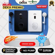 Deka AQUAS 88 AQUAS 66 TRS DC Booster Inverter Pump with Rainshower Matte Black Instant Water Heater