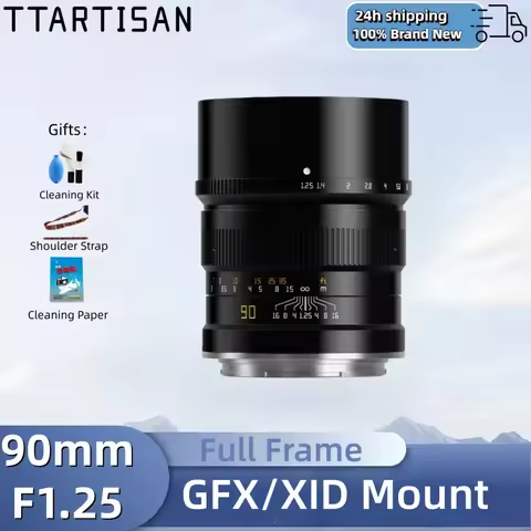 TTARTISAN 90mm f1.25 Full Frame for Fujifilm medium for Sony E Nikon Z Canon RF Fujifi GFX 100S 50R 