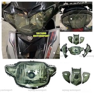 EZ115 EZ 115 FI HEAD LAMP + FRONT SIGNAL SET + TAIL LAMP COVER LAMPU BELAKANG TLC TINTED COMBO 3IN1